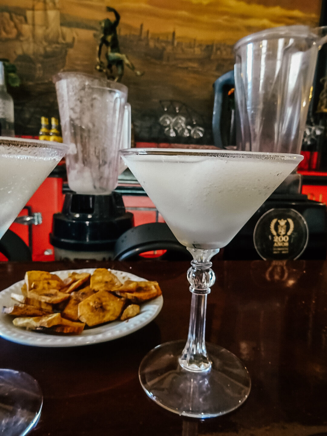 Daiquiri & Plantains in El floridita